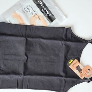 NWT Shapermint Essentials All Day Every Day Scoop Neck Cami - Black (M)